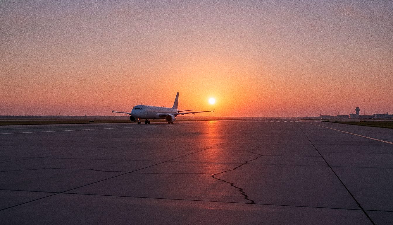 Avion sur le tarmac de l'Aéroport de Majorque