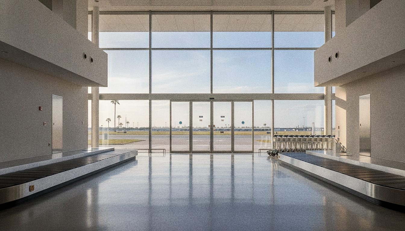 Zone des arrivées de l'Aéroport de Majorque